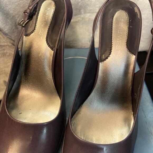 Nine West Women's Purple Heels, Size 8 EUC - Picture 3 of 8